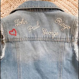 The Beatles - Junk Food Brand Girls Vest